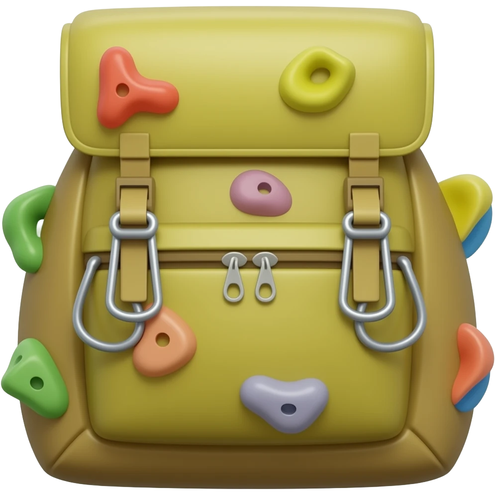 climbing bag emoji