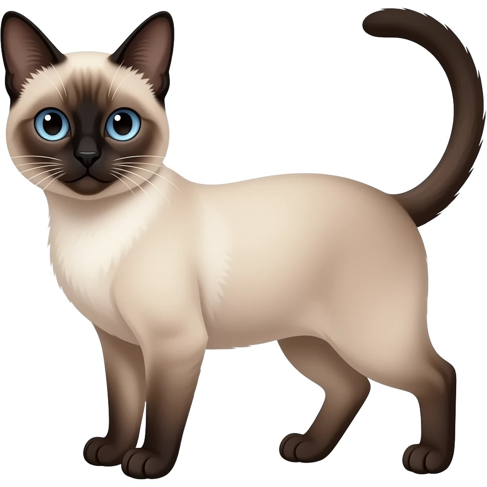 Siamese cat emoji
