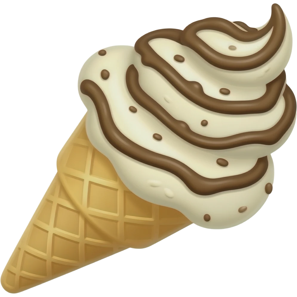 Coffee Ice cream emoji