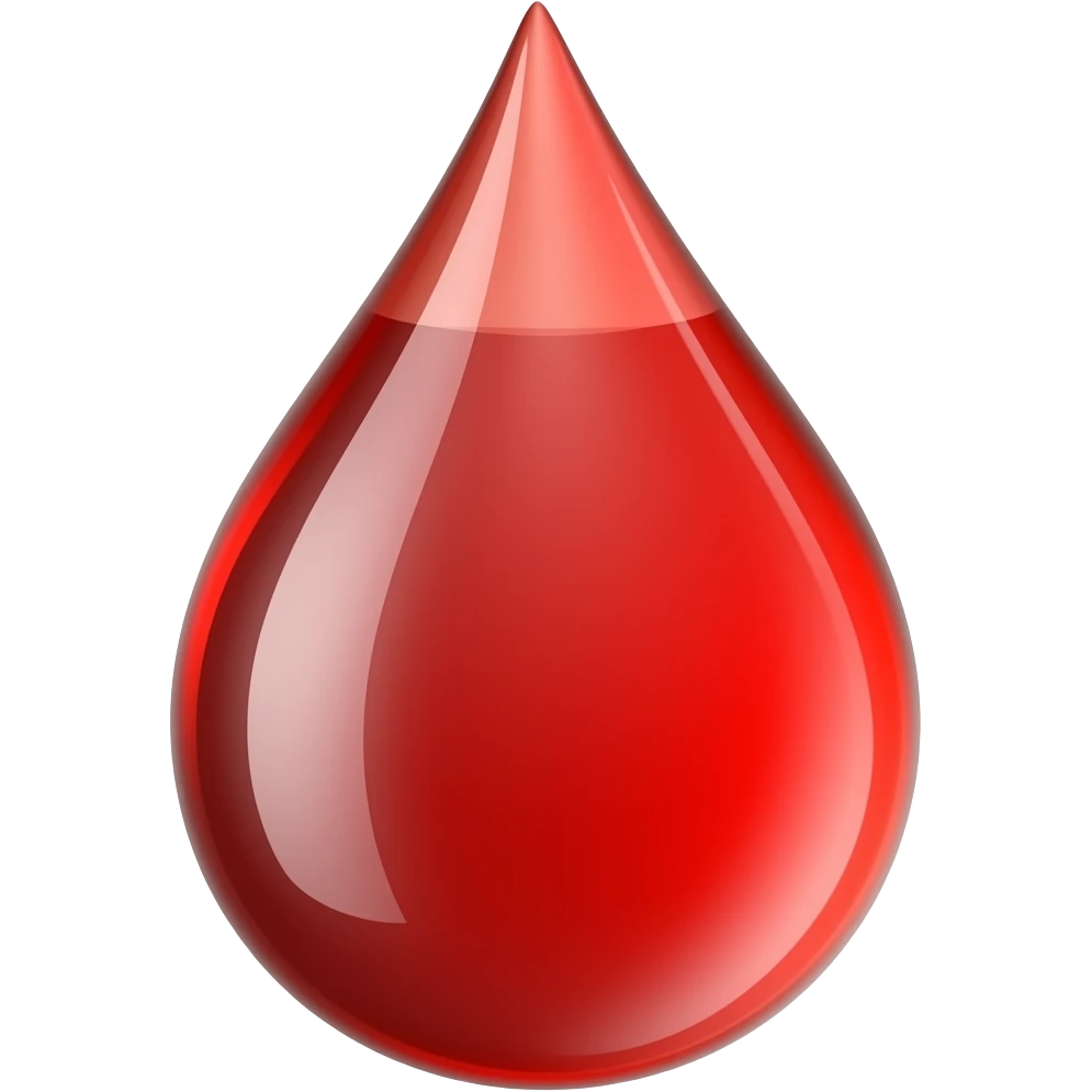 CREAT A BLOOD DROP emoji