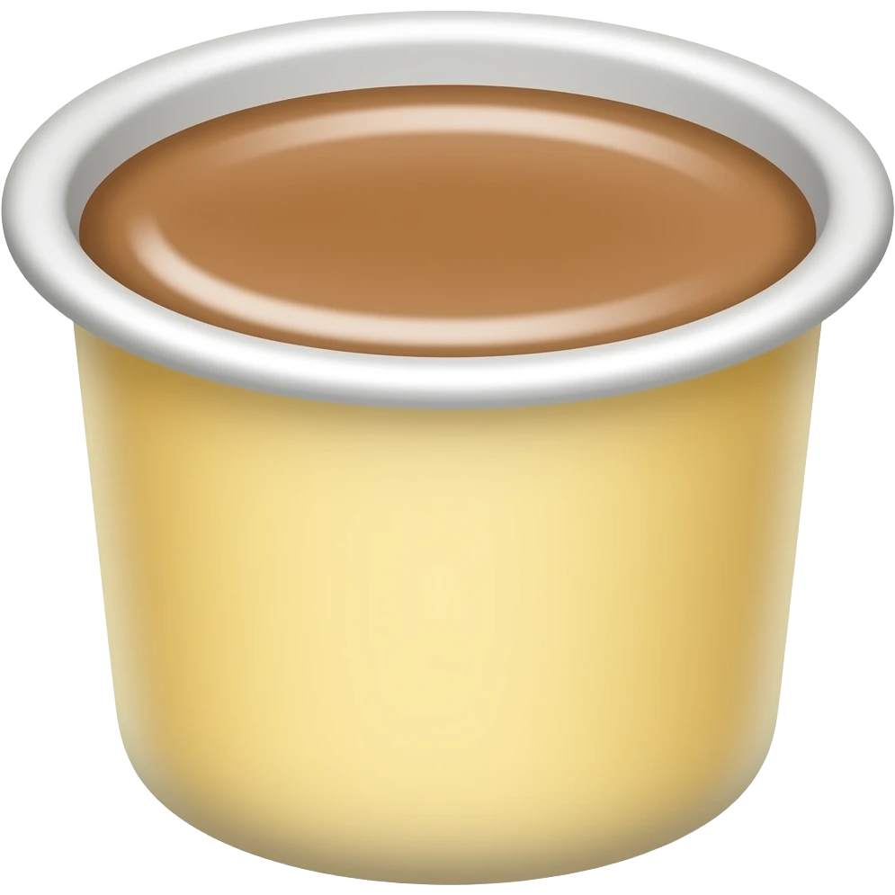 pudding cup emoji