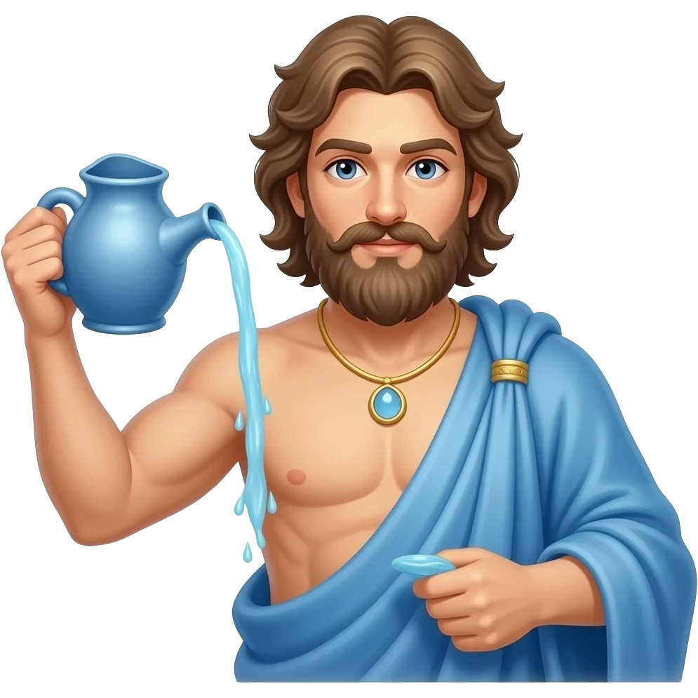 Water Bearer As Aquarius emoji