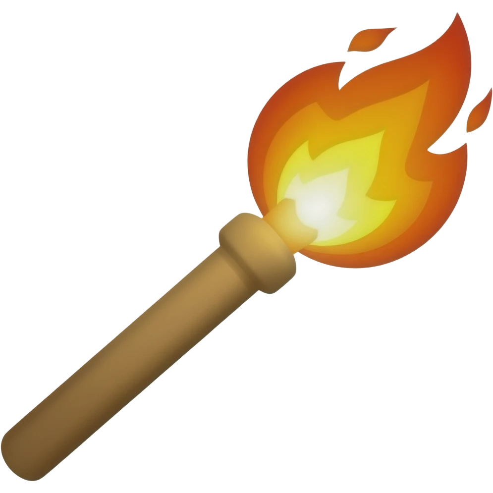 Torch emoji