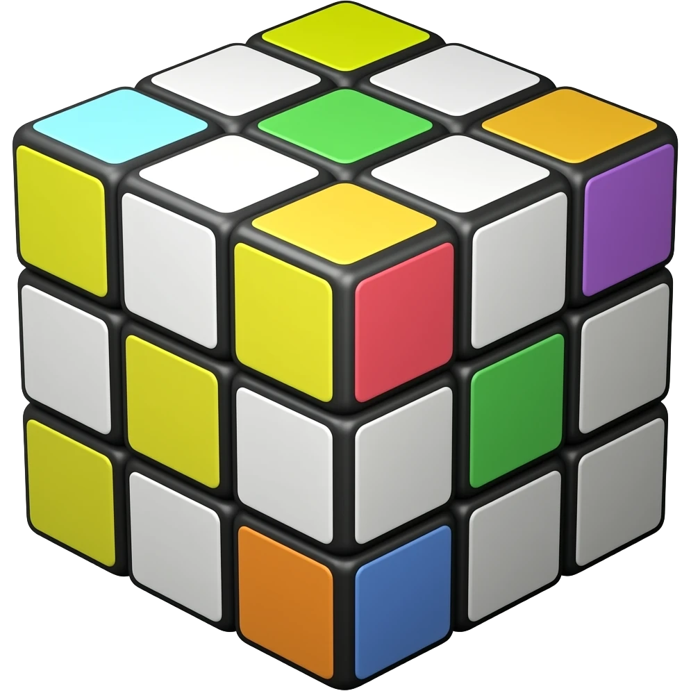 Rubix cube emoji