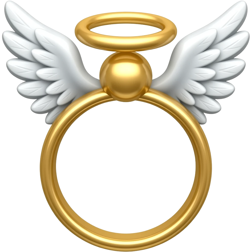 Angel 😇 ring emoji
