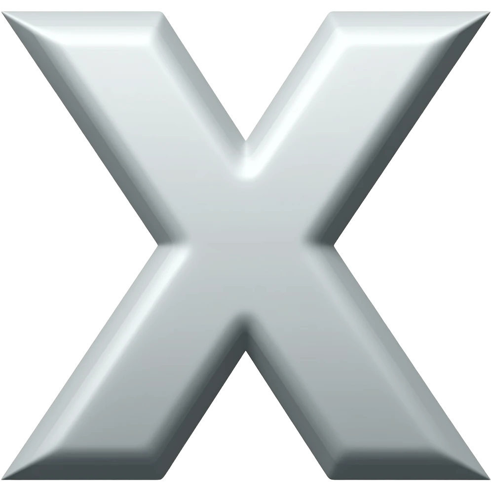 X emoji