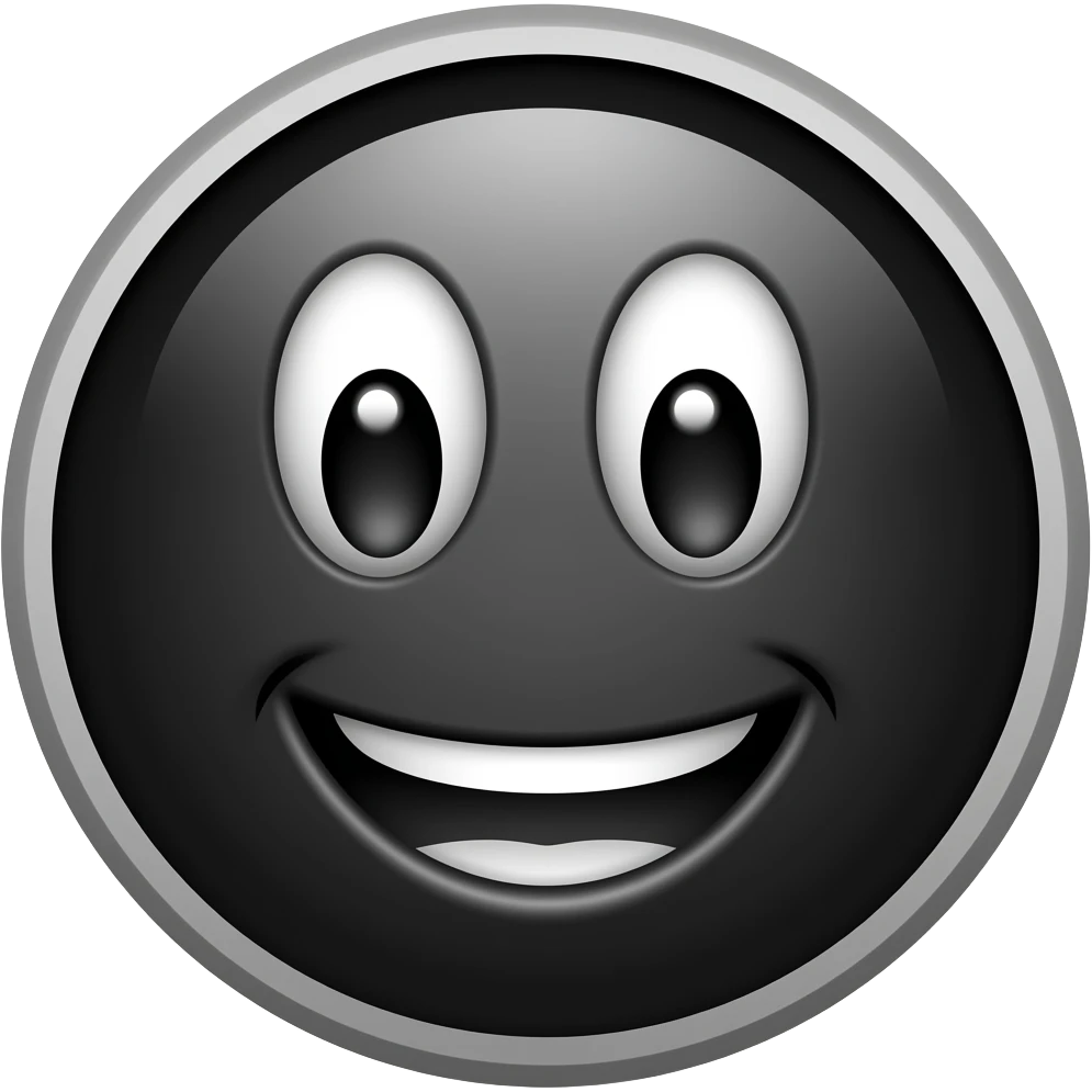⚫ +🙂 emoji
