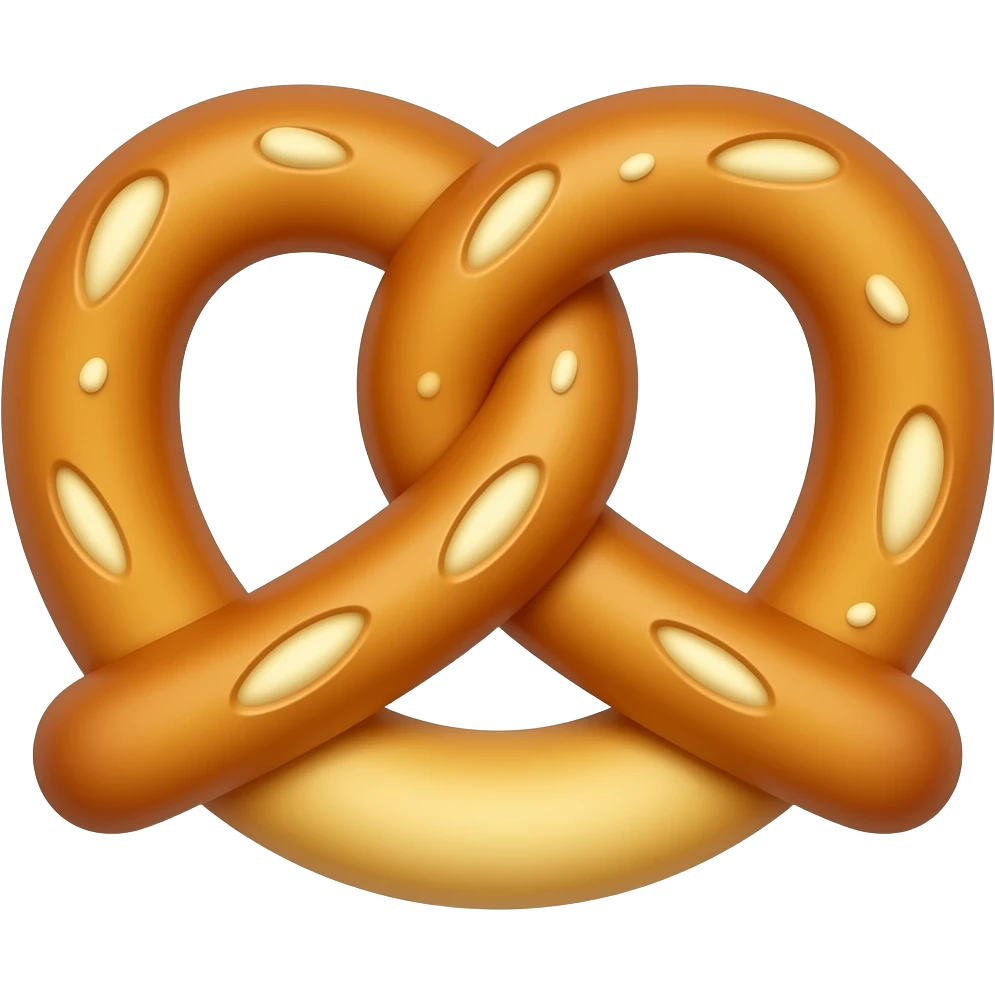 soft pretzel emoji