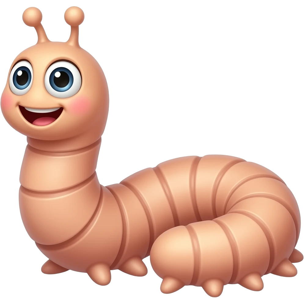 worm emoji