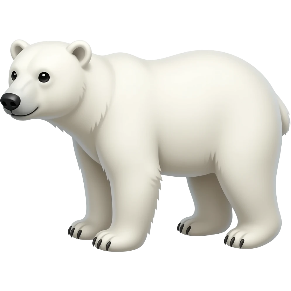 Polar bear emoji