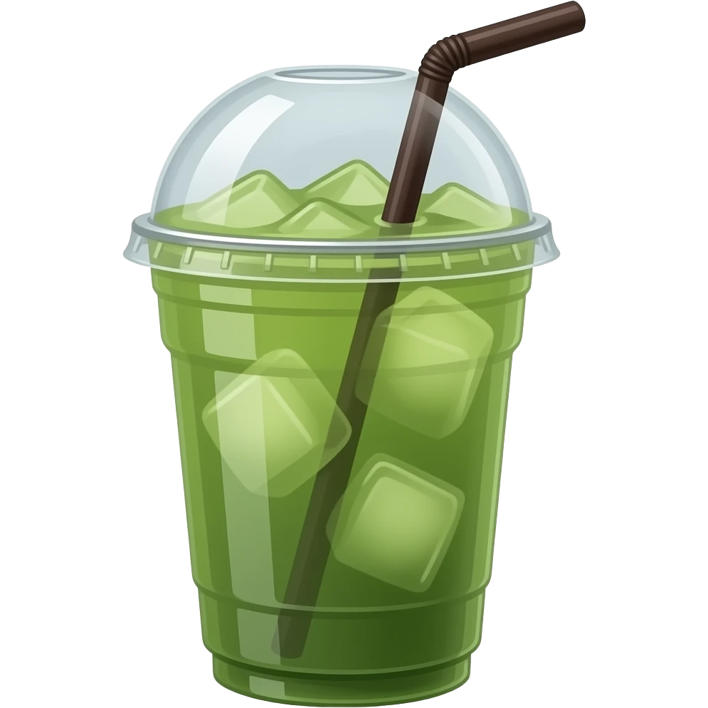 iced matcha emoji