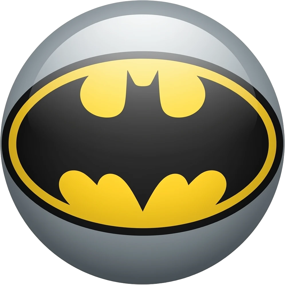 Batman logo emoji
