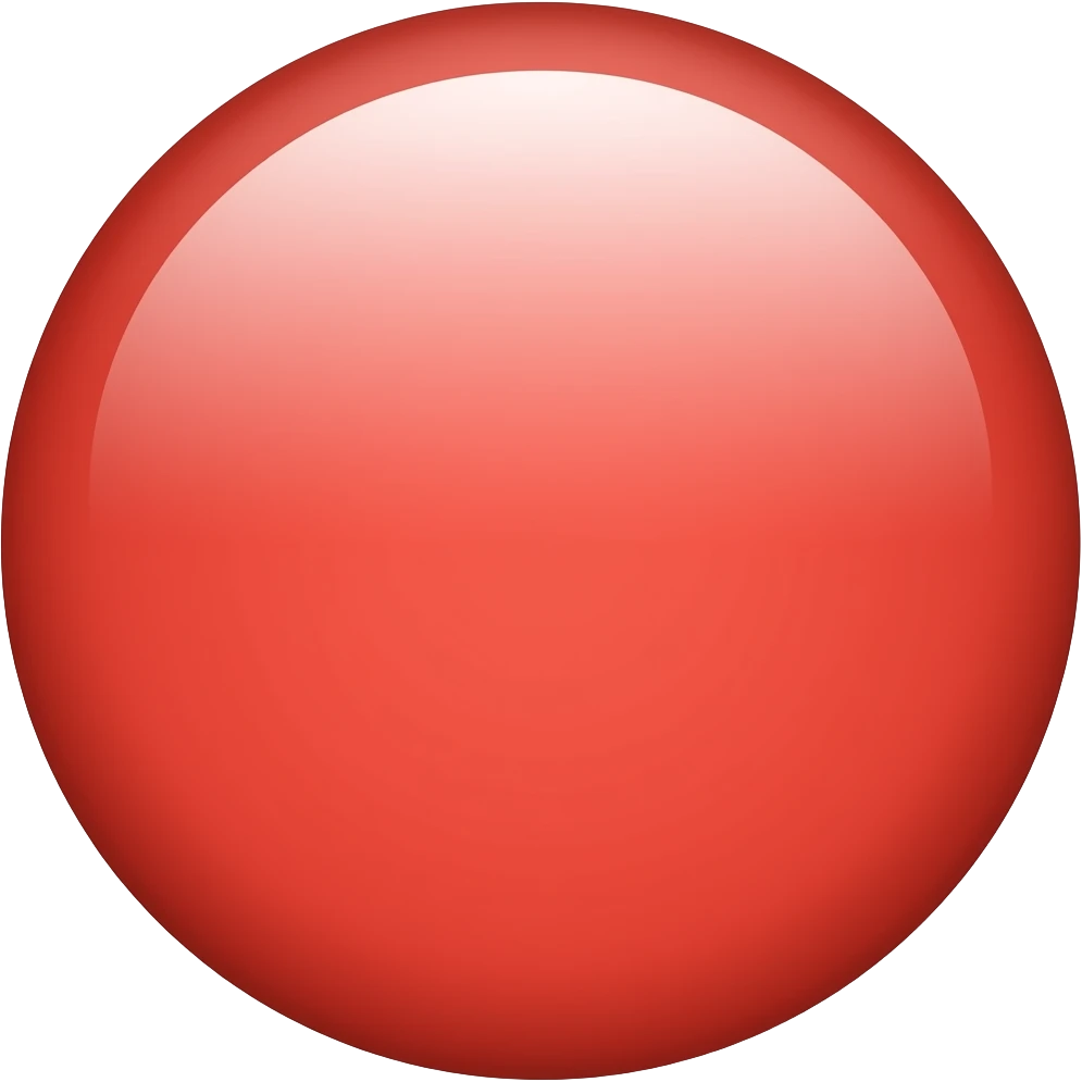 flat circle red gradient emoji