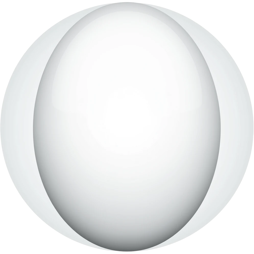 White oudding emoji