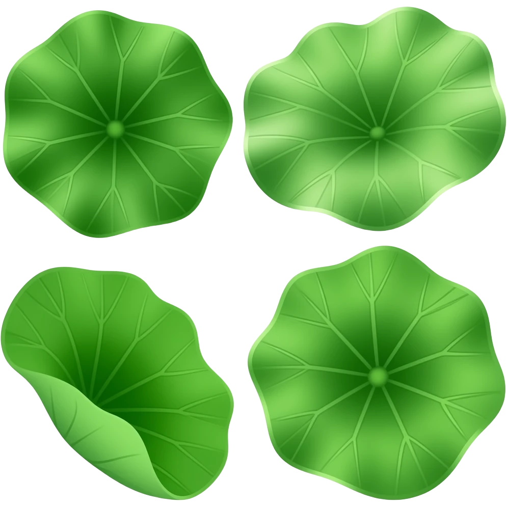 Lotus leafs emoji