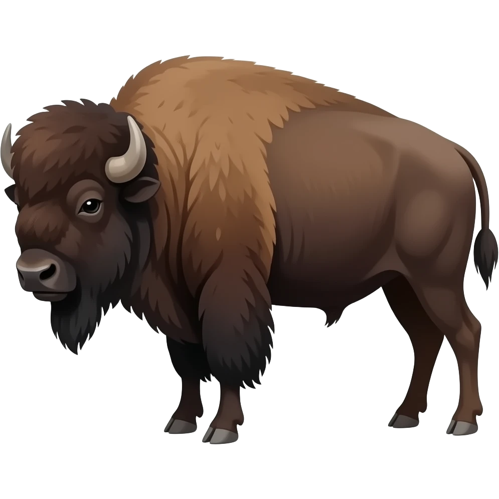 American bison emoji