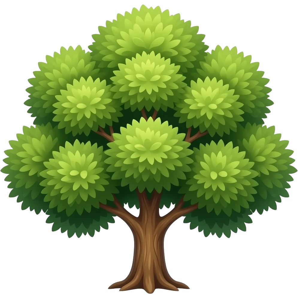 Leaf crown emoji