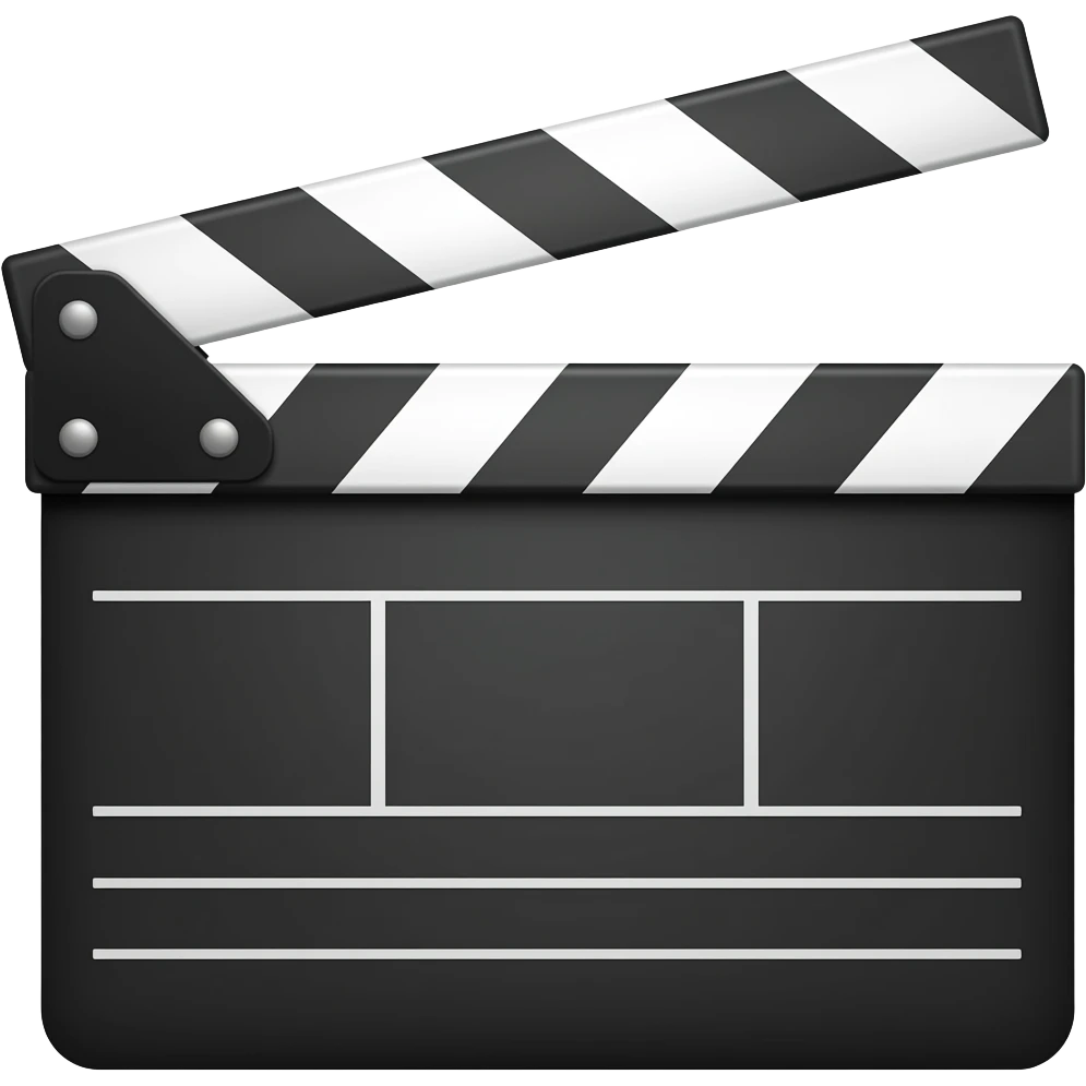 Clapper Board emoji