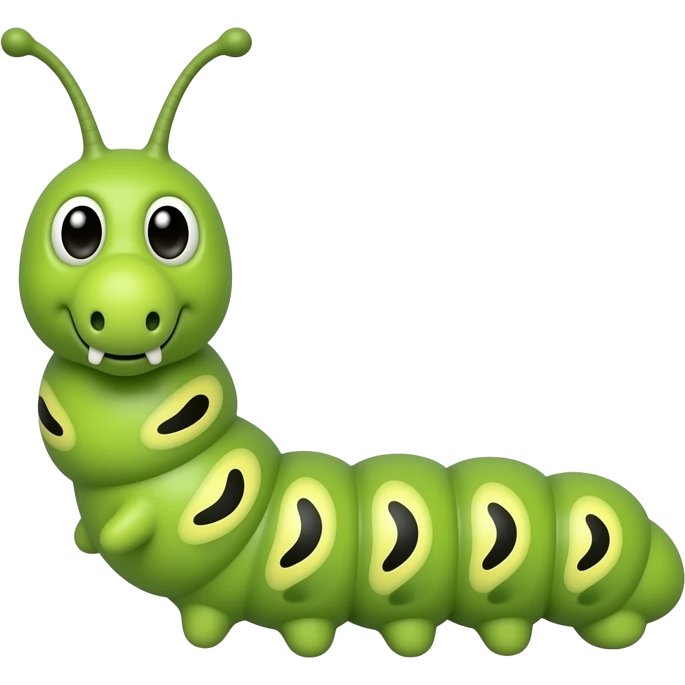 Caterpillar emoji