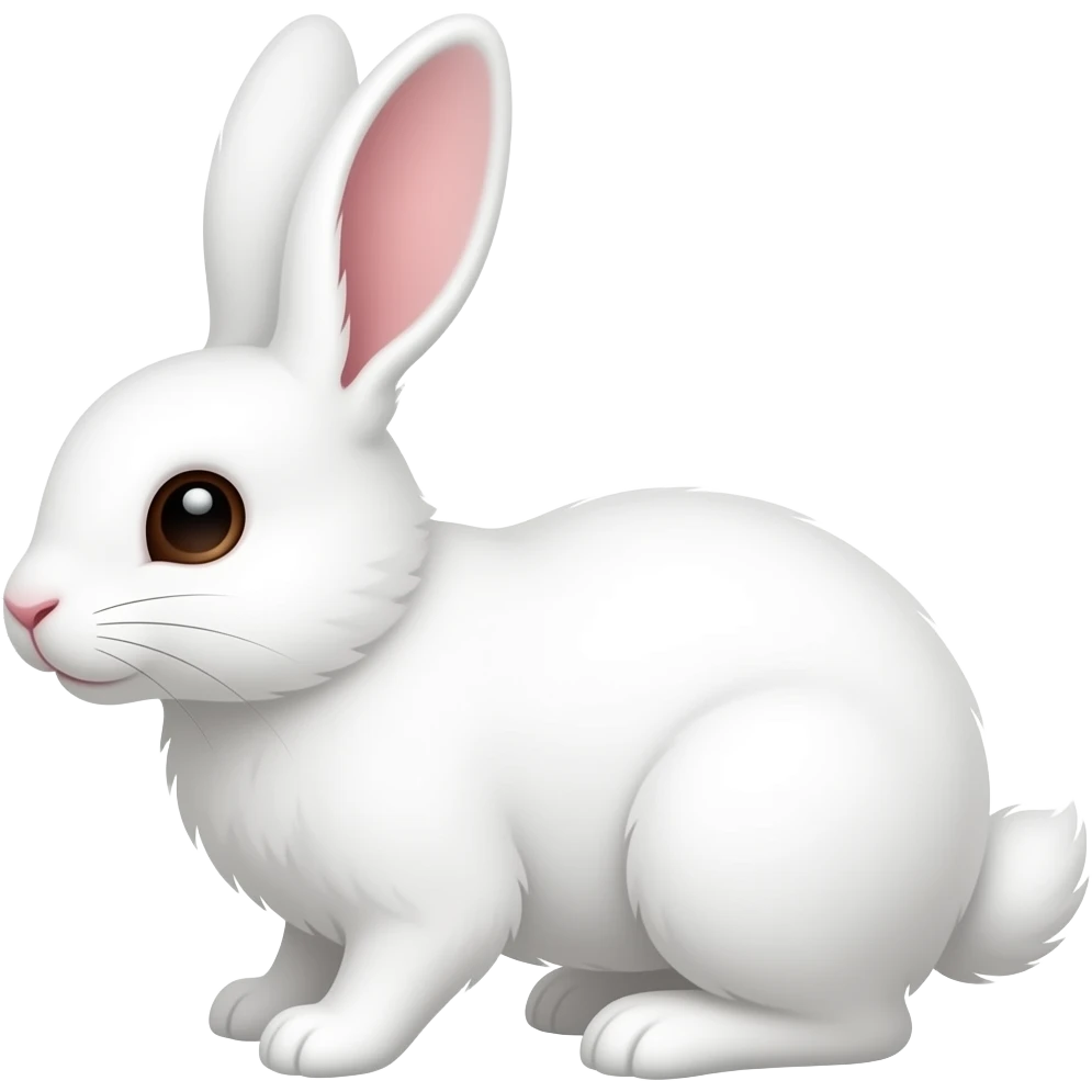 White bunny emoji