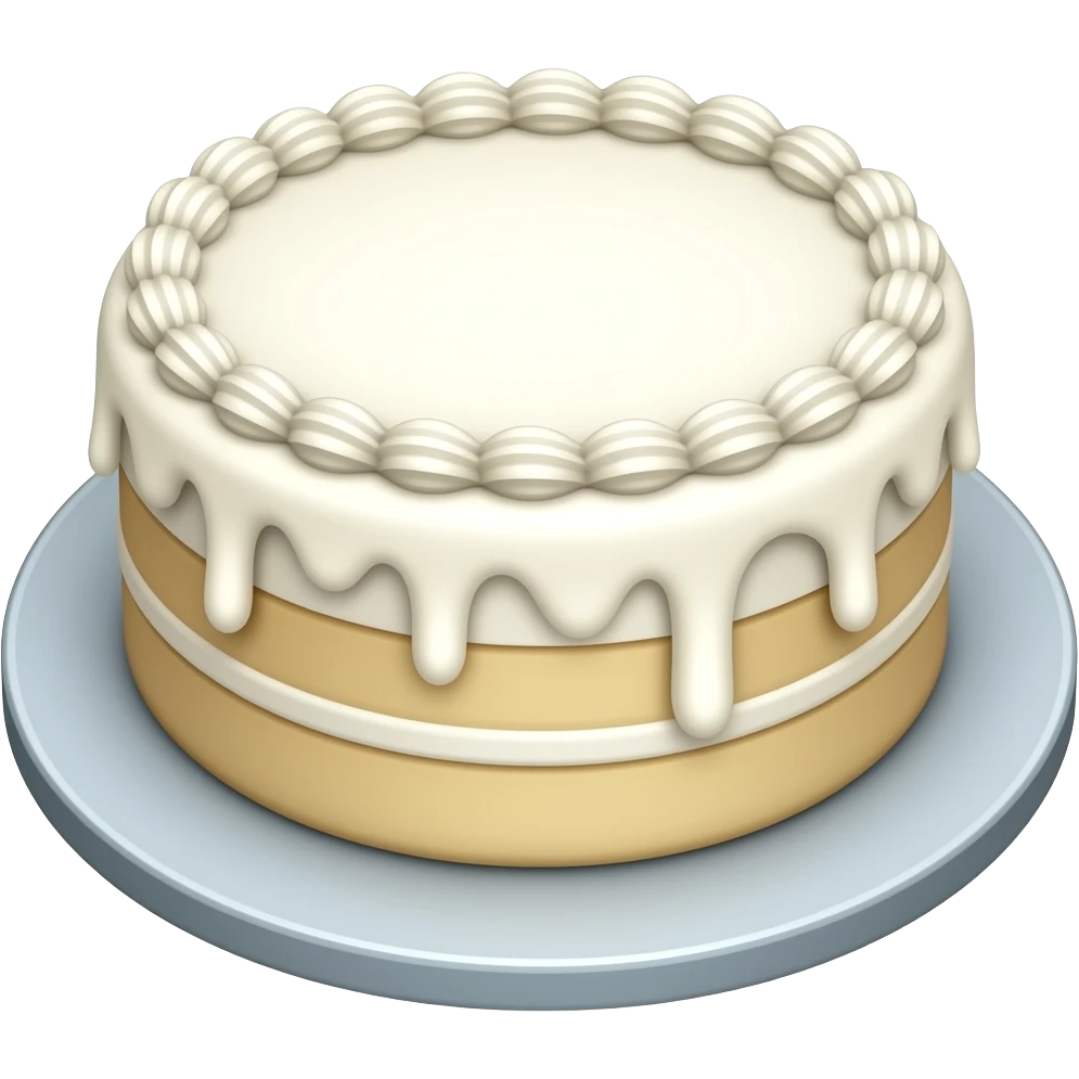 white cake emoji