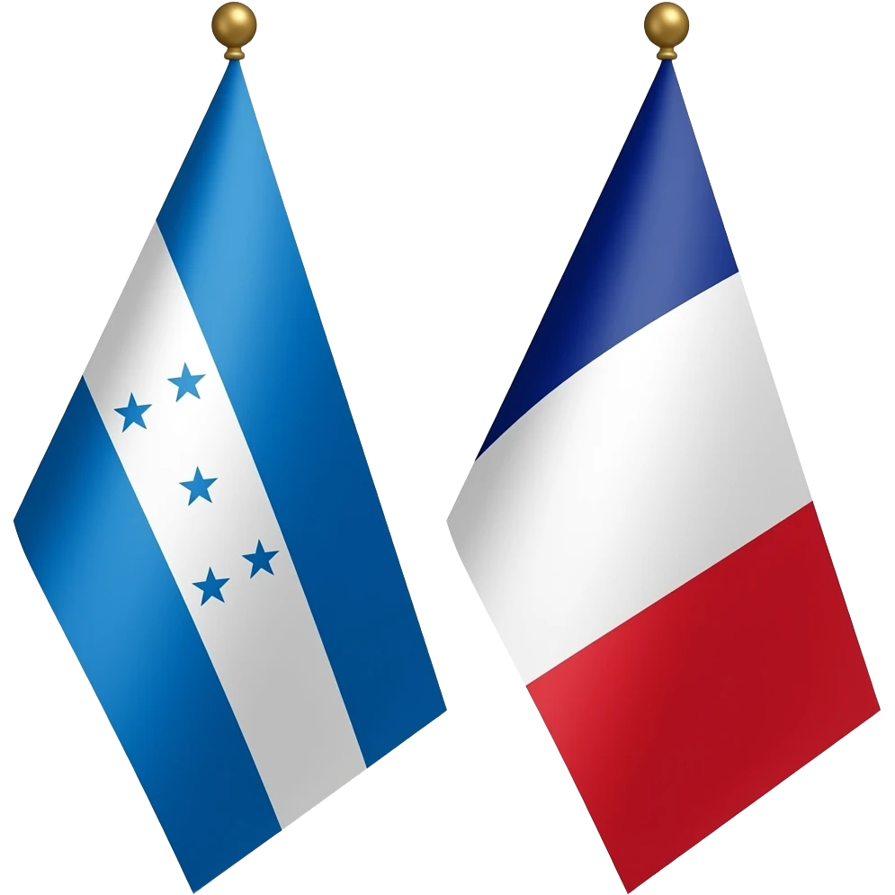 ,🇭🇳 +🇫🇷 emoji