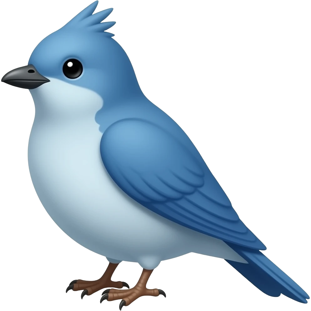 Blue Bird emoji