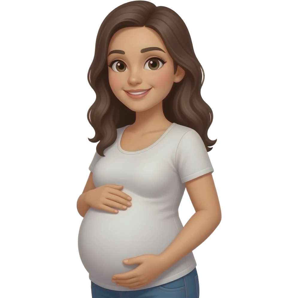 CHANGE THE DEVIL WITH STAFF TO A PREGNANT WOMAN emoji