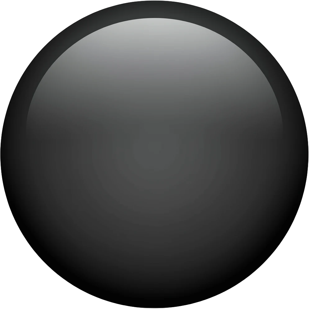 circulo negro emoji
