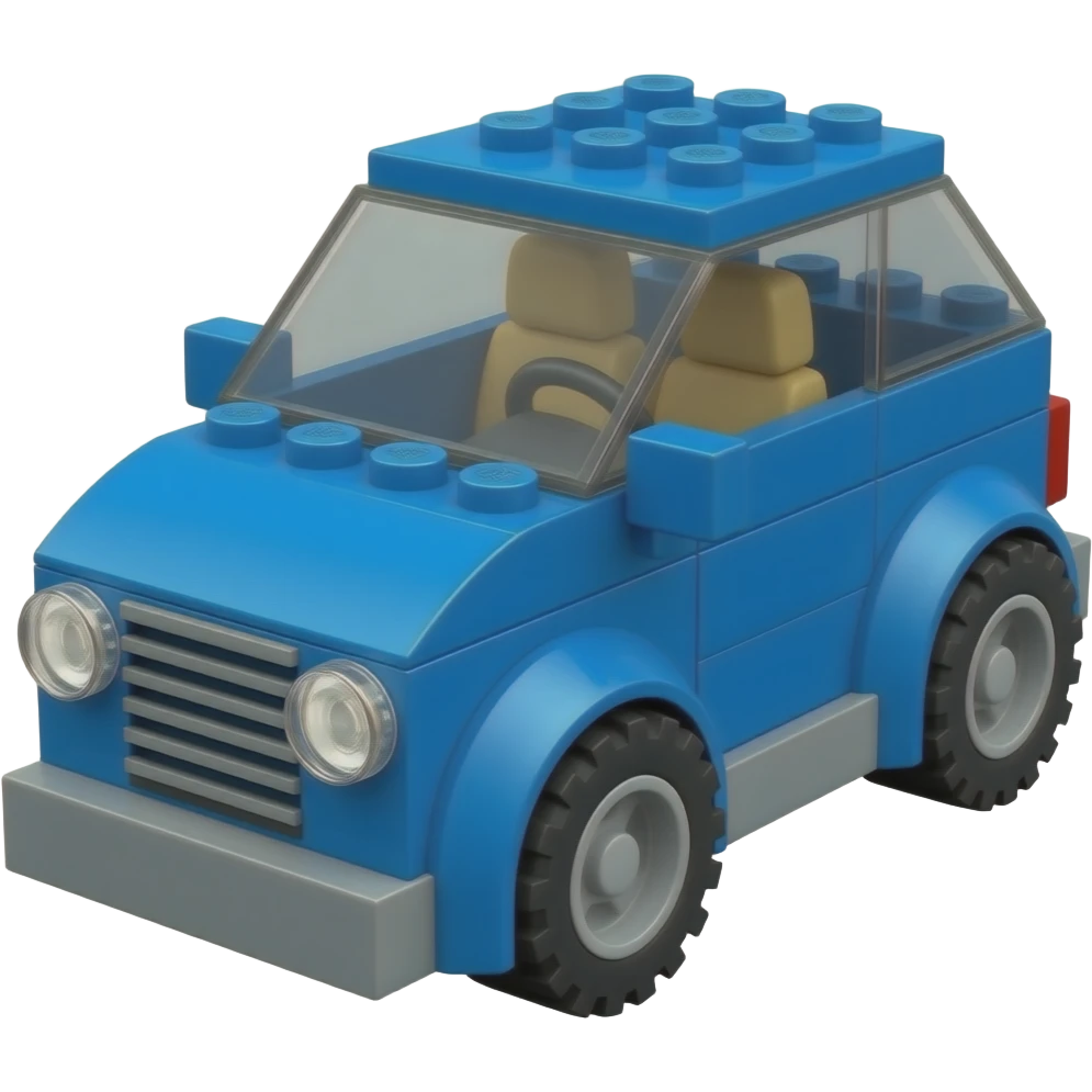 lego blue car emoji