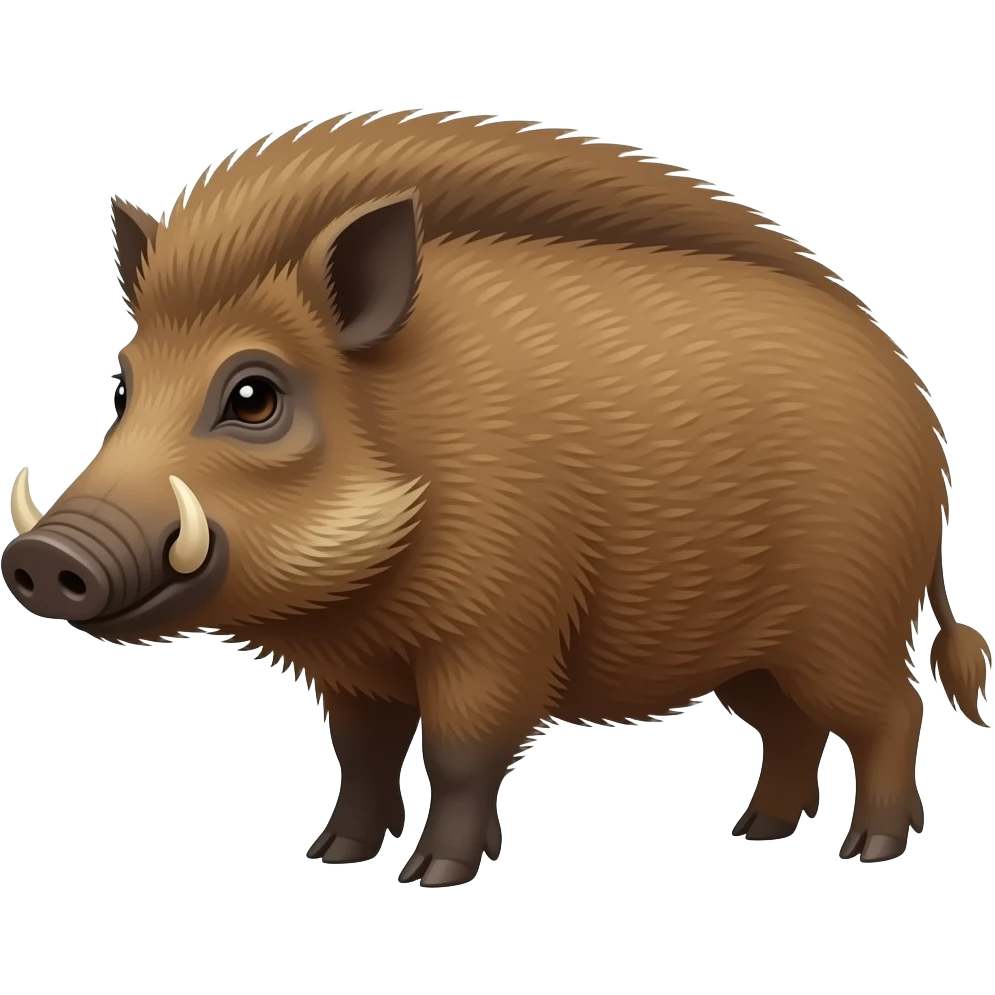 Red river wild boar hog emoji