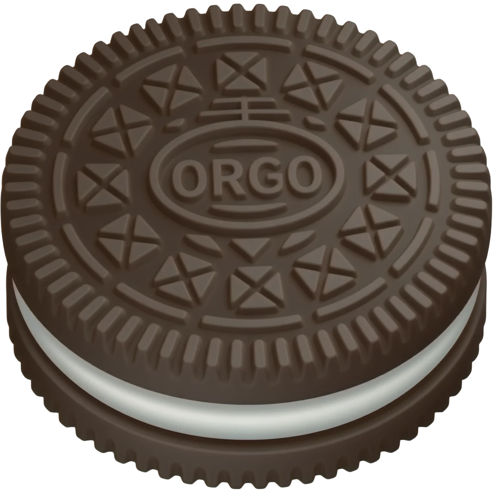 cookie oreo emoji