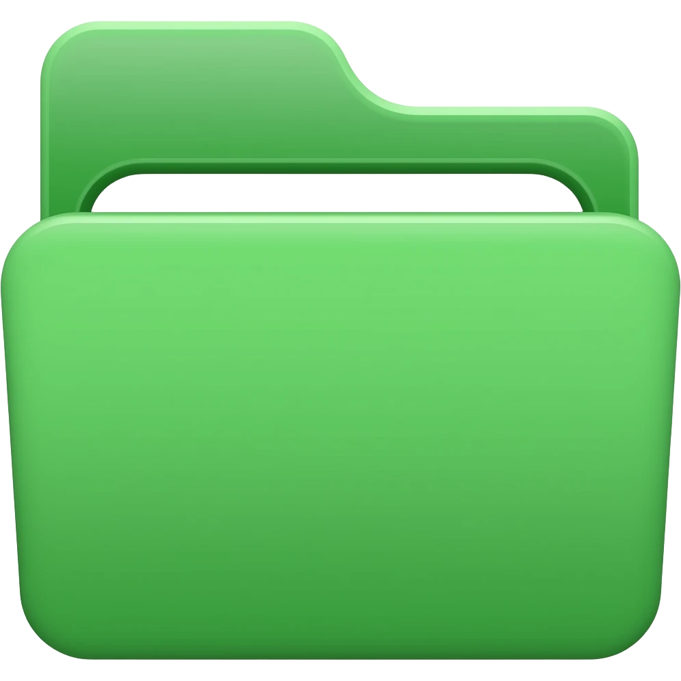 Green file emoji