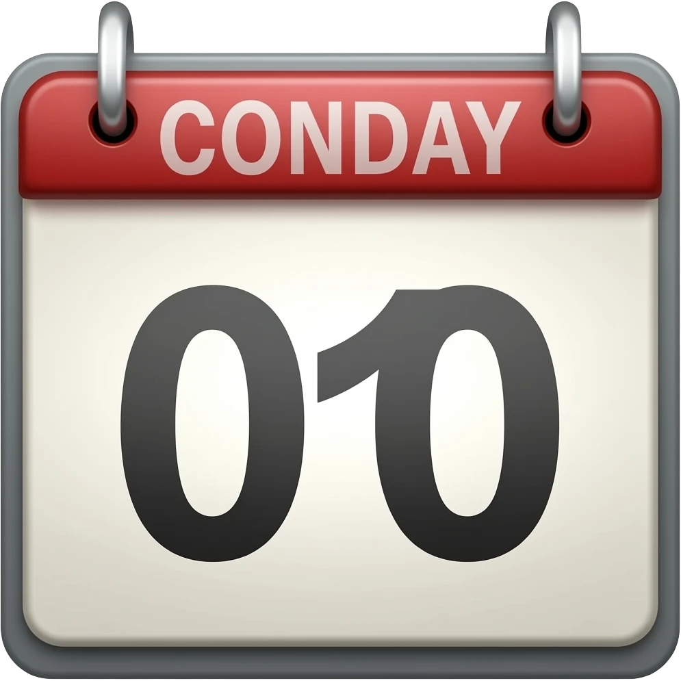 Doomsday calendar emoji