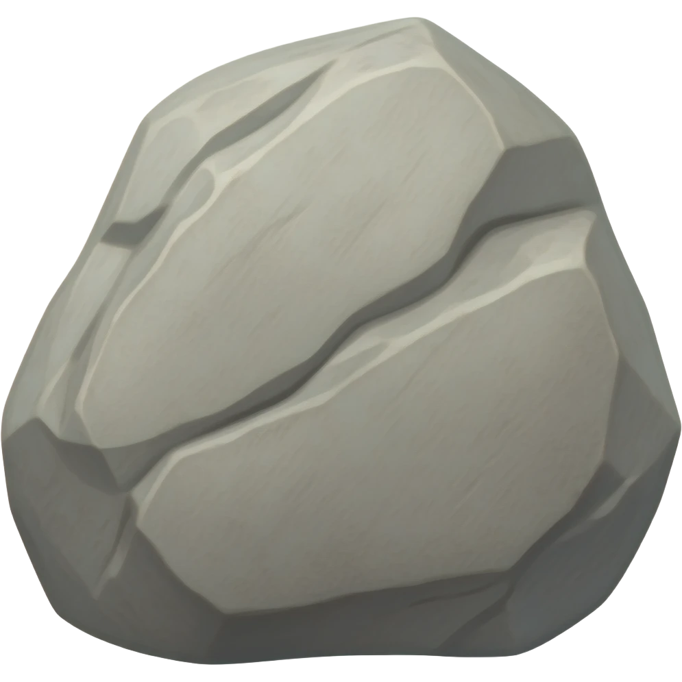 Rock emoji