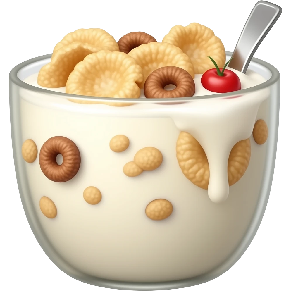 cereal con leche emoji