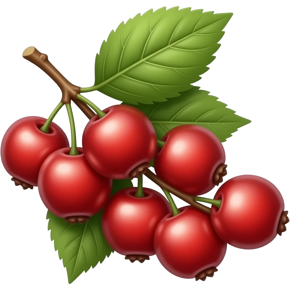 Red berries emoji