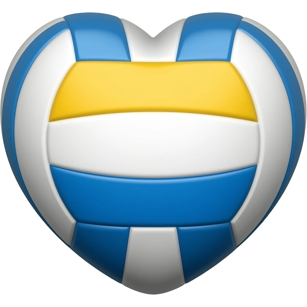 Heartvolleyball emoji