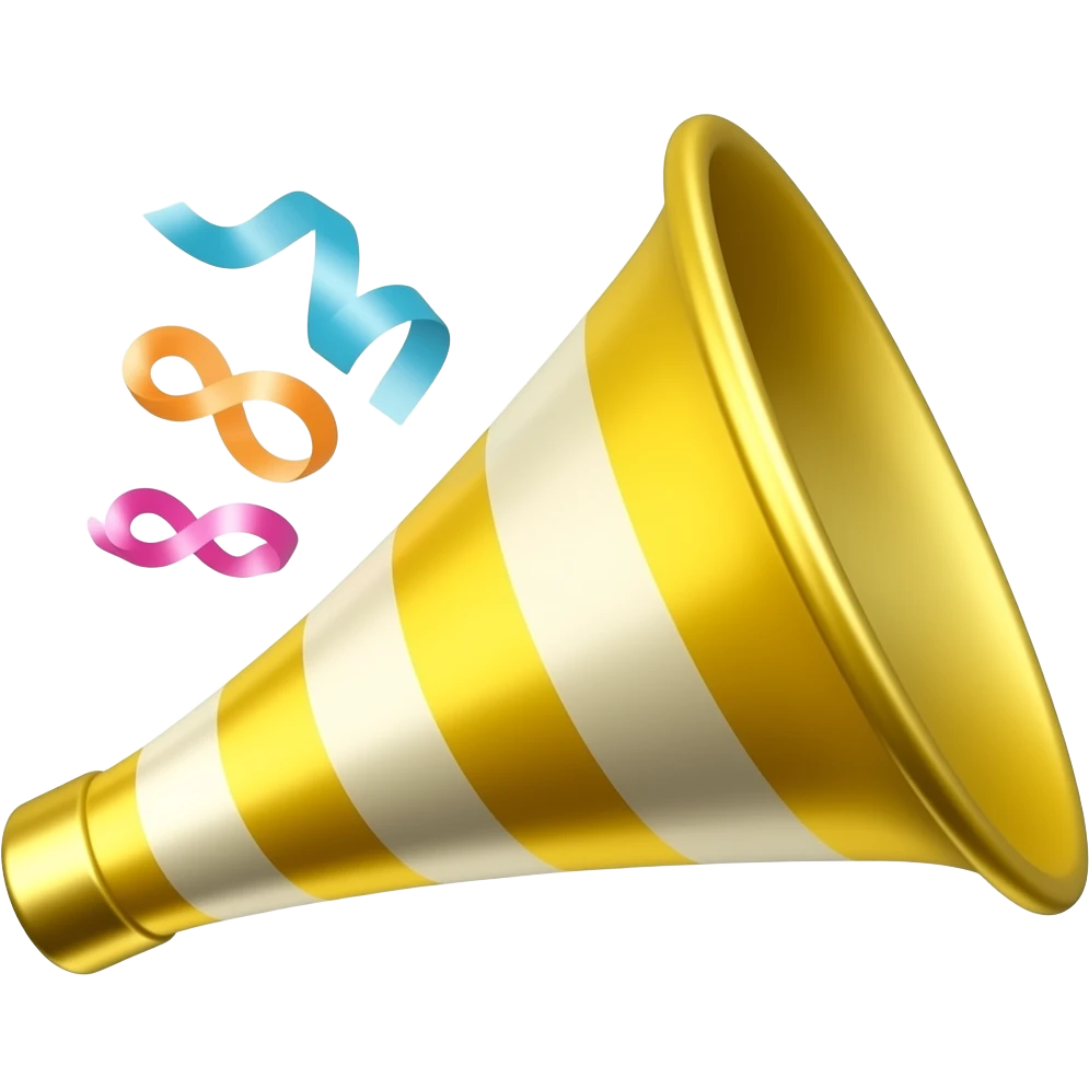 BIRTHDAY WHISTLE HORN emoji