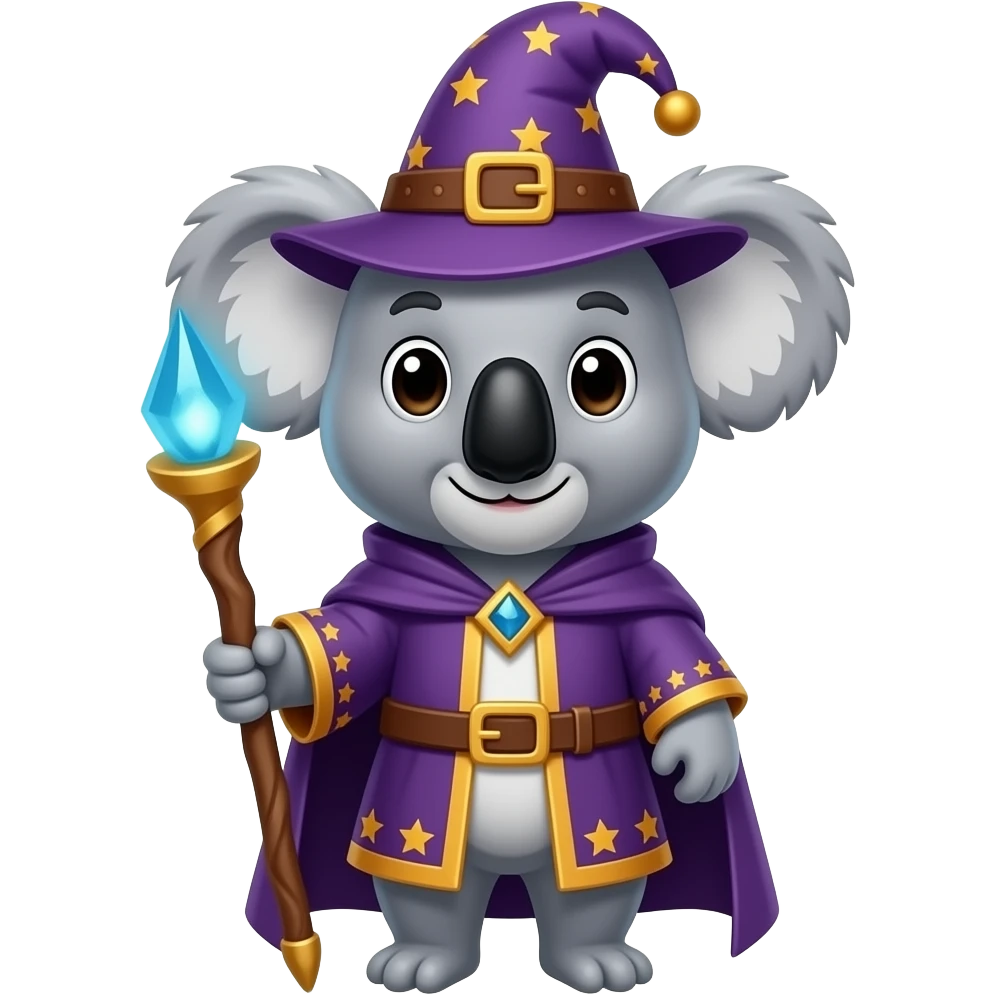 koala wizard emoji
