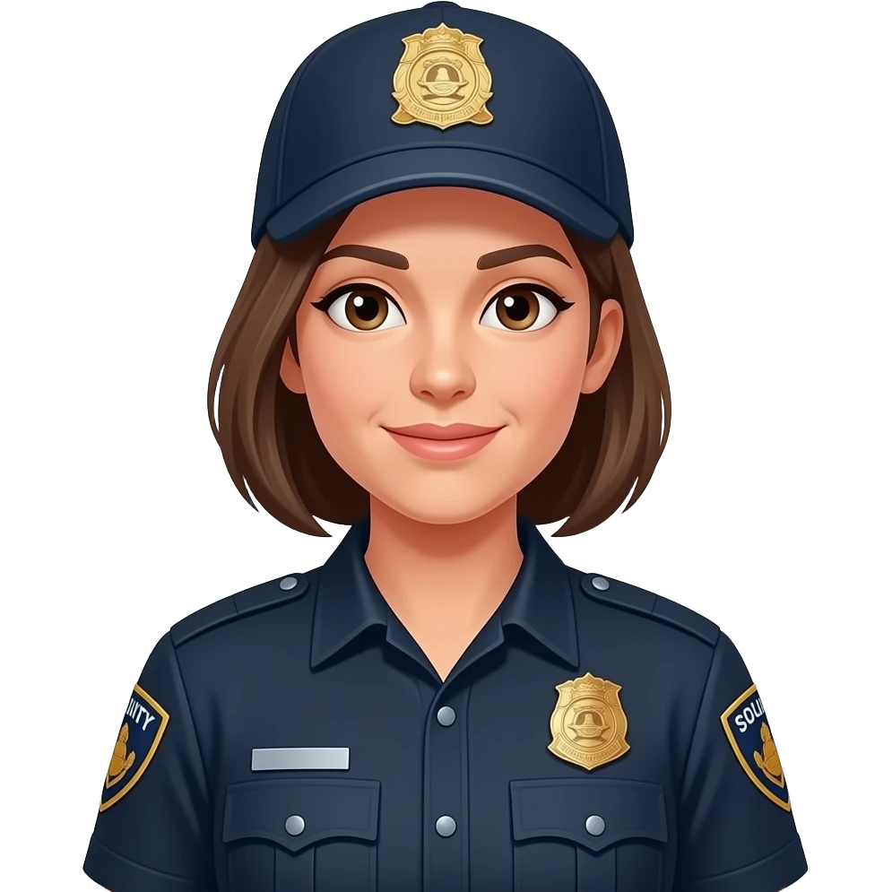 Mujer,  de seguridad privada emoji
