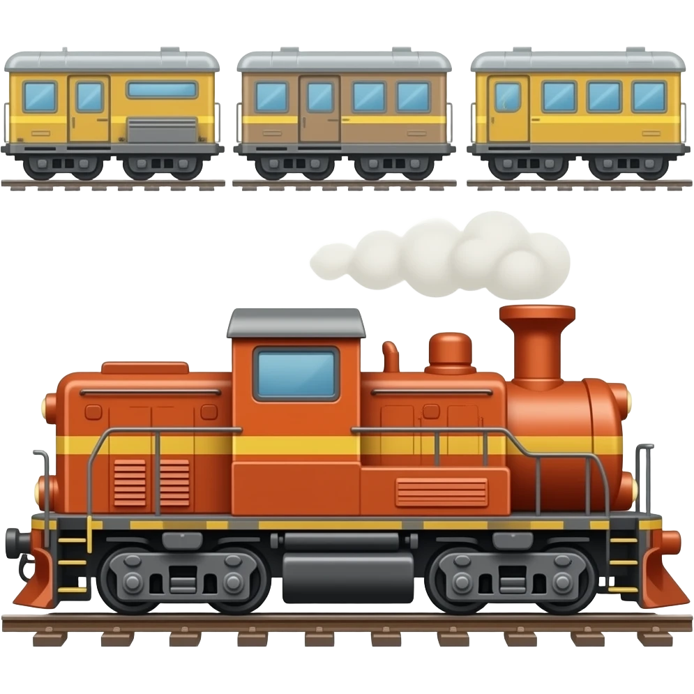 🚂🚃🚃🚃 emoji