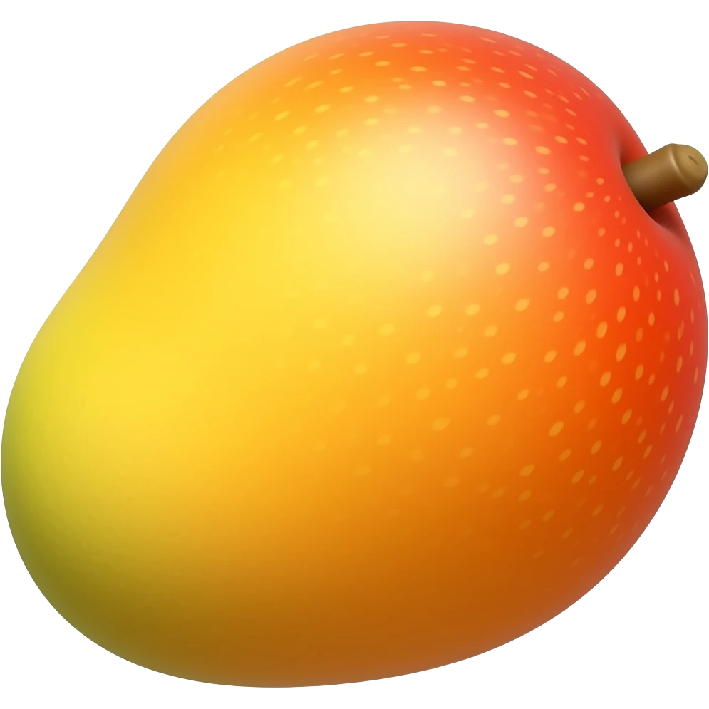 Mango ball emoji