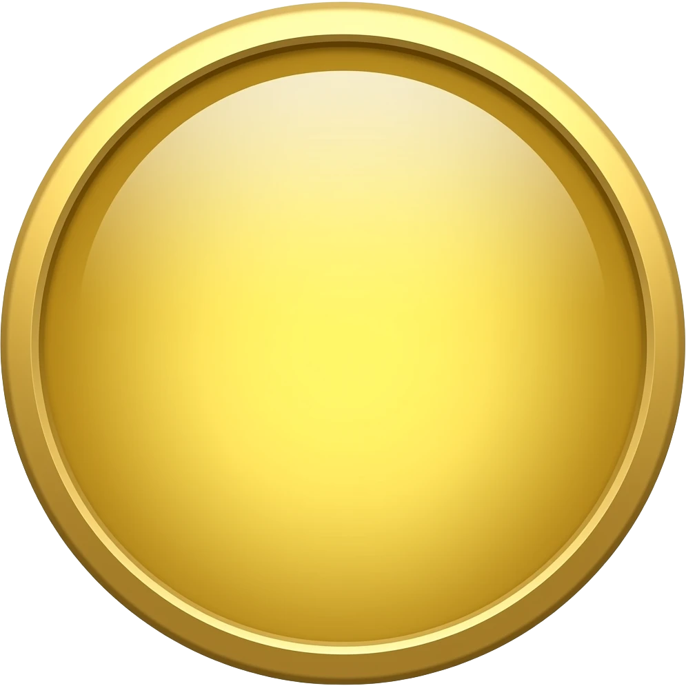 Verificado de oro brillante que brille como una luz pero que no diga verificación emoji