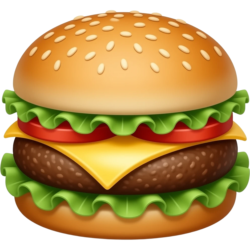 Vegan burger patties emoji