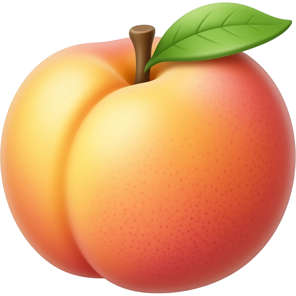 Peach emoji