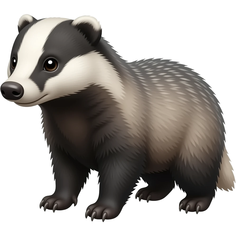 North american badger emoji
