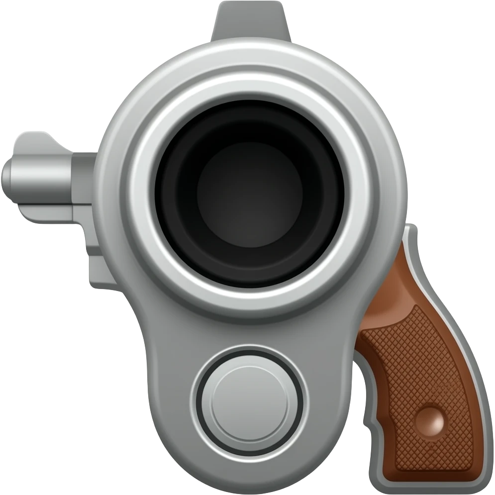 Gun front emoji