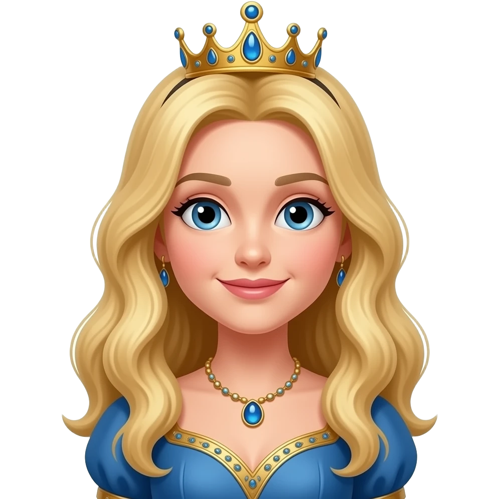 blonde queen emoji
