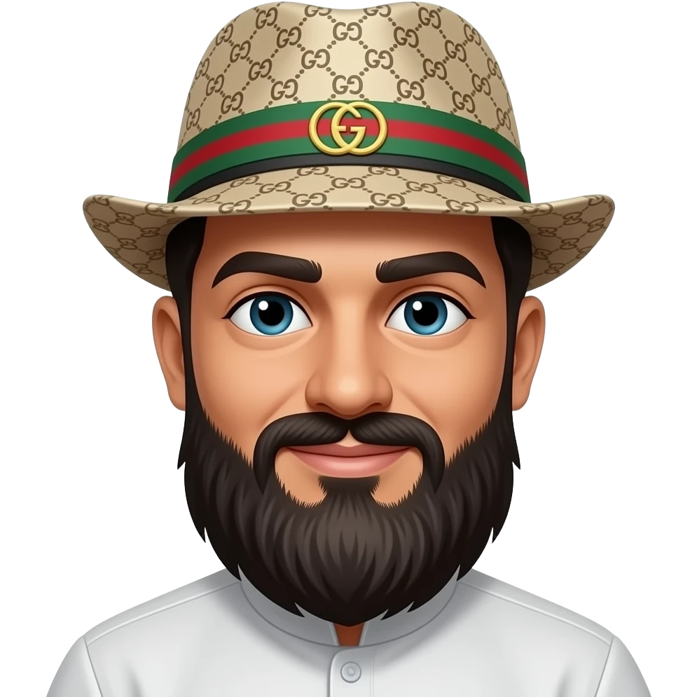 GUCCI Hat Ali beard emoji
